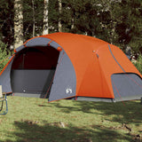 VidaXL Familienzelt Crossvent 8-Personen wasserdicht orange