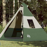 VidaXL Tipi-Zelt 7-Personen wasserdicht grün