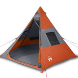 VidaXL Tipi-Zelt 7-Personen wasserdicht orange