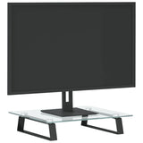 Vidaxl Monitor Standard 40x33x8 cm haart Glas a Metall schwaarz