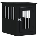 VidaXL Hundebox 45x62x59 cm, fertiges Holz, schwarz