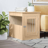 Vidaxl hondenbench 55 x 80 x 68 cm bewerkt hout sonoma eikenkleurig
