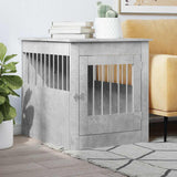Vidaxxl Hundebox 64,5x80x71 cm Holzwerkstoff Betongrau