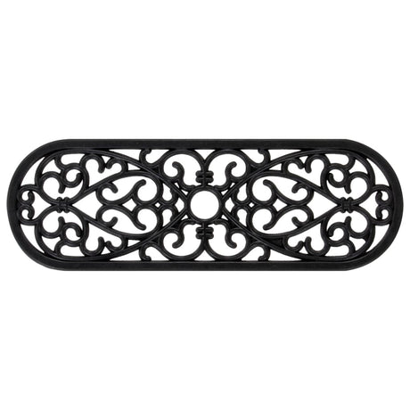 Vidaxl -Treppenmatten 5 ST 25x75 cm Gummi