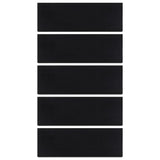 Vidaxl -Treppenmatten 5 ST 25x75 cm Gummi