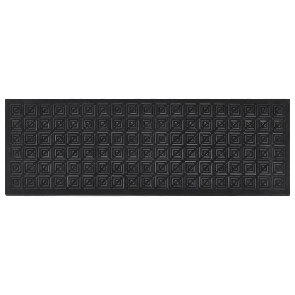Vidaxl -Treppenmatten 5 ST 25x75 cm Gummi
