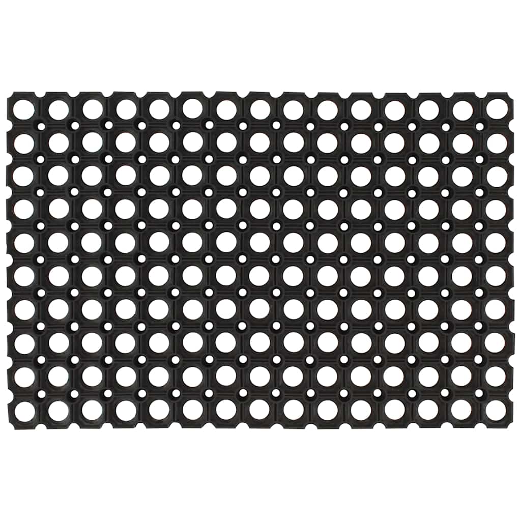 VidaXL Fußmatte rechteckig 60x80 cm Gummi