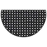 Vidaxx Fußmatte halbrund 45x75 cm Gummi