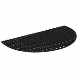 Vidaxx Fußmatte halbrund 45x75 cm Gummi