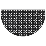 Vidaxl Doormat Half -Round 45x75 cm gummi