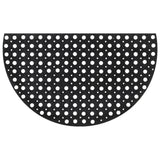 Vidaxx Fußmatte halbrund 45x75 cm Gummi