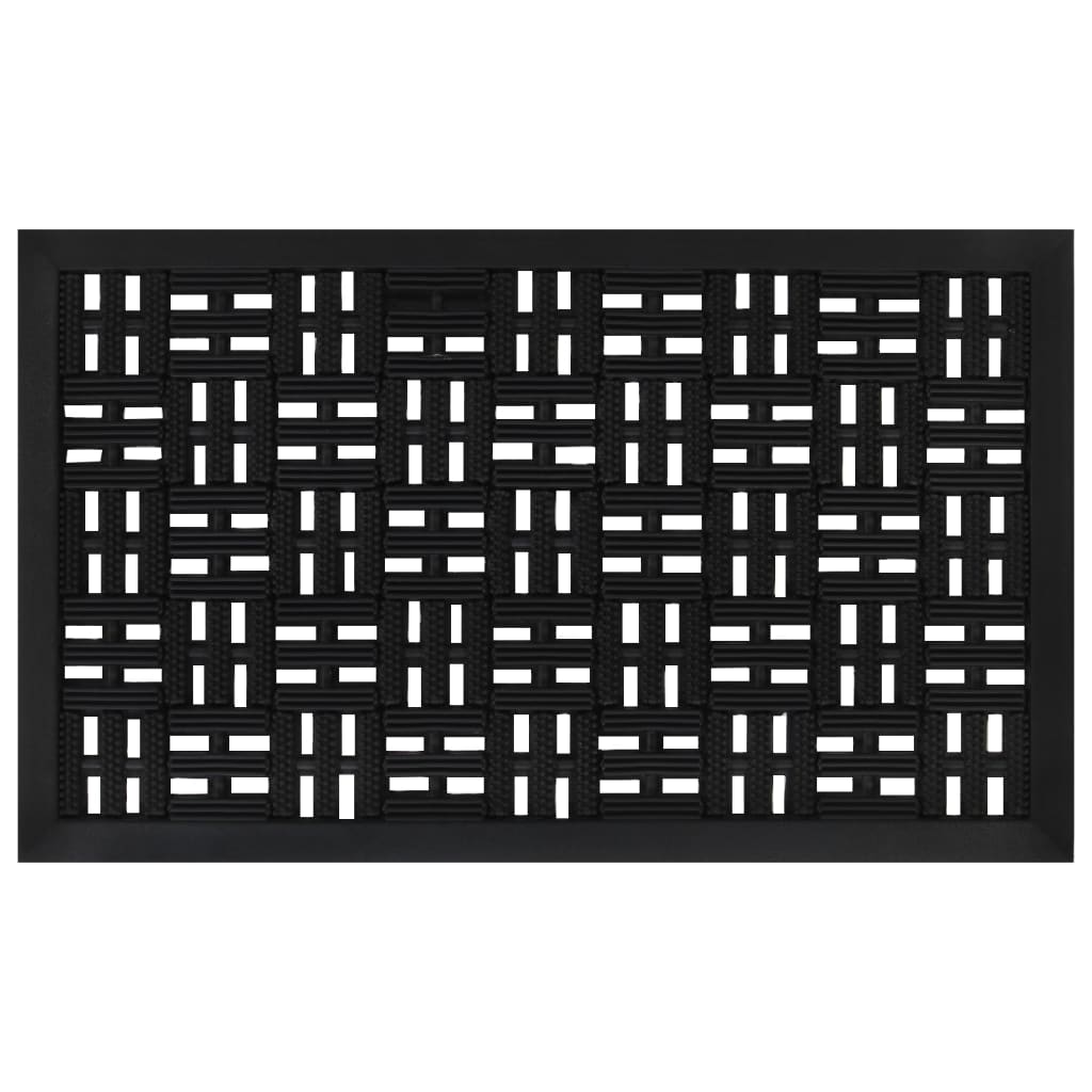 Vidaxx Fußmatte rechteckig 45x75 cm Gummi