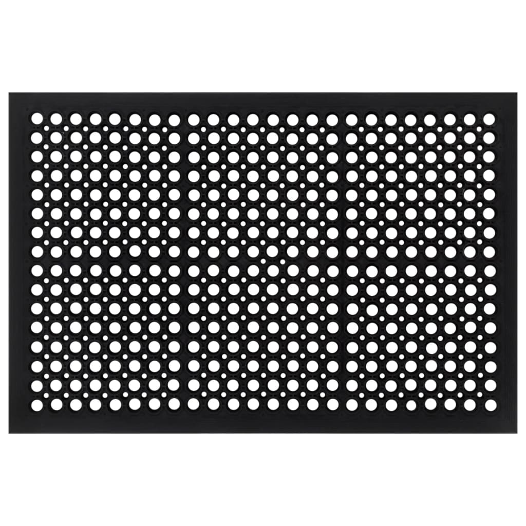 Vidaxx Fußmatte rechteckig 60x90 cm Gummi