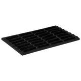 Vidaxx Fußmatte rechteckig 40x60 cm aus Gummi und Kokosfaser