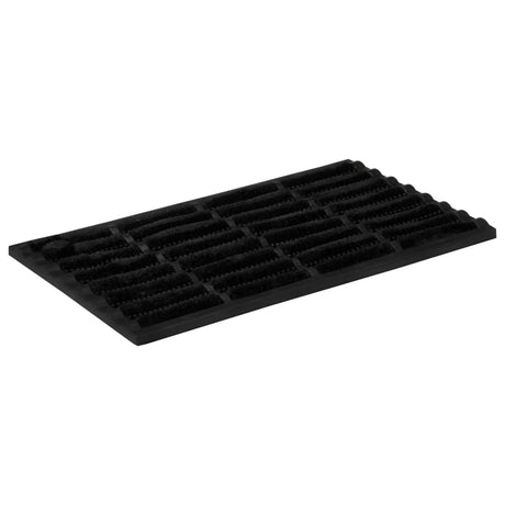 Vidaxx Fußmatte rechteckig 45x75 cm aus Gummi und Kokosfaser
