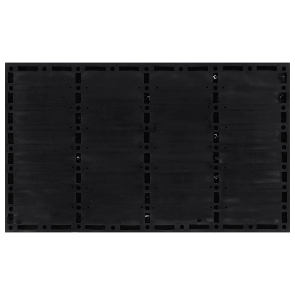 Vidaxl Doormat Rectangular 45x75 cm rubber and coconut fiber