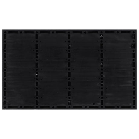 Vidaxx Fußmatte rechteckig 45x75 cm aus Gummi und Kokosfaser