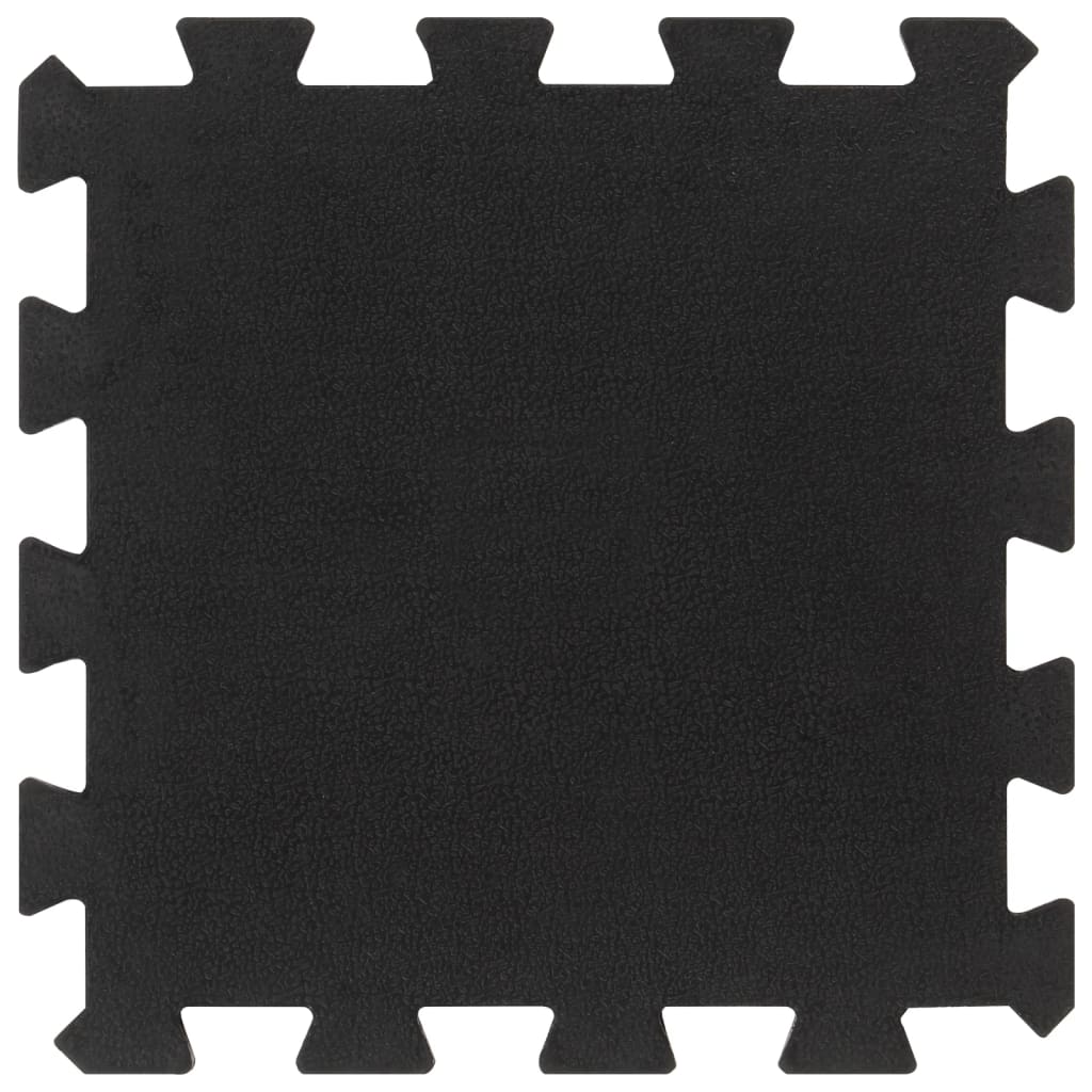 Vidaxl rubber tiles 9 st 16 mm 30x30 cm black