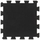 Vidaxl Tiles de goma 9 ST 16 mm 30x30 cm Negro