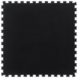 Vidaxl Tile de 12 mm 100x100 cm negro