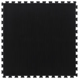 Vidaxl Piastrella di gomma 12 mm 100x100 cm nero