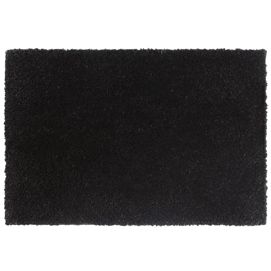 VIDAXL POORMATS 2 ST 40x60 cm Tufted Kokosfaser Schwarz