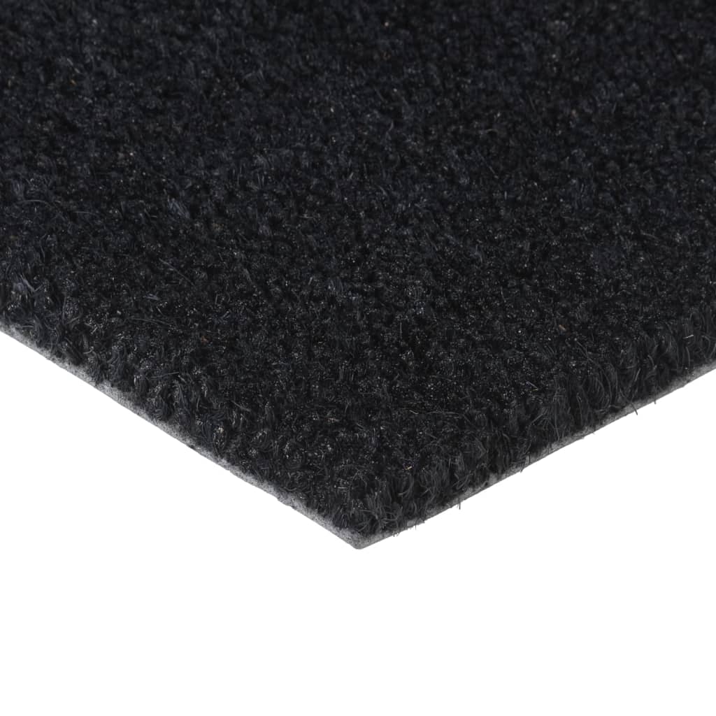 Vidaxl Doormat 60x90 cm Tufted Coconut Fiber Black