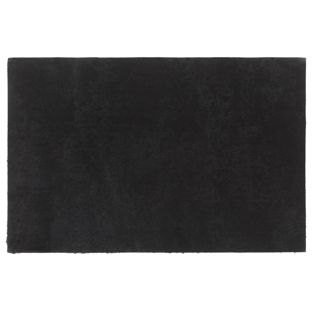 VIDAXL POORMAT 65x100 cm Tufted Kokosfaser Schwarz