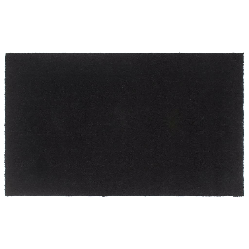 VIDAXL POORMAT 90x150 cm Tufted Kokosfaser Schwarz