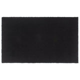 Vidaxl Doormat 90x150 cm tufted coconut fiber black