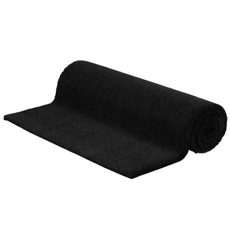 VidaXL Fußmatte 100x200 cm getuftete Kokosfaser schwarz