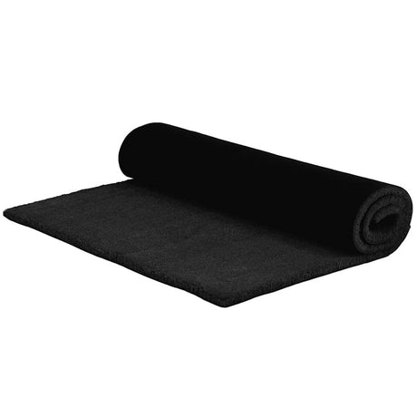 VidaXL Fußmatte 100x200 cm getuftete Kokosfaser schwarz