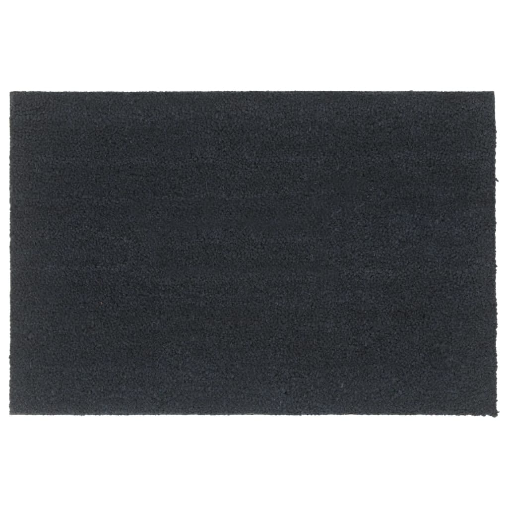 Vidaxl Doormat 60x90 cm tuftet kokosnødfiber mørkegrå