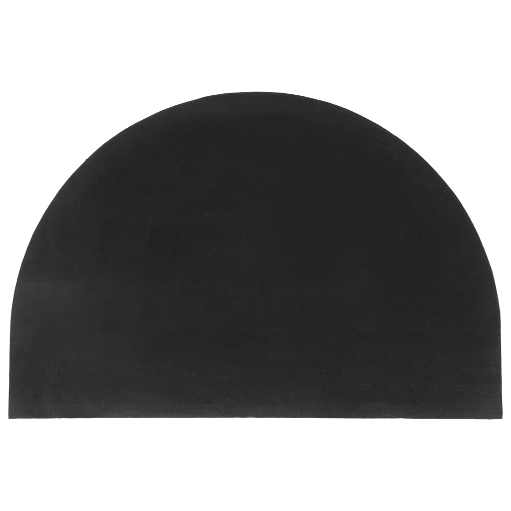 Vidaxx Fußmatte halbrund 60x90 cm getuftete Kokosfaser natur
