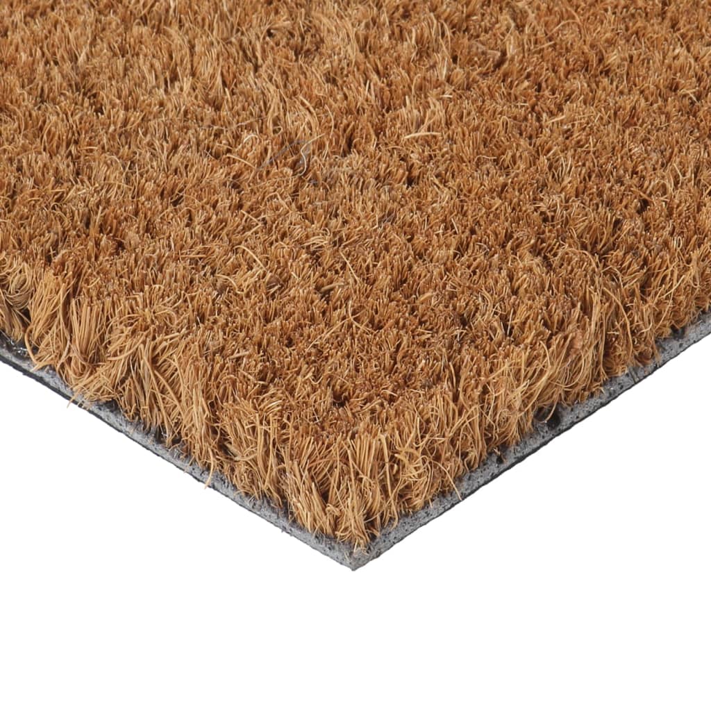 Vidaxl Doormat 45x75 cm Toffted Kokosnossf Fiber Natural