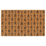 Vidaxl Doormat 45x75 cm Toffted Kokosnossf Fiber Natural