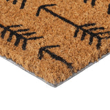 Vidaxl Doormat 45x75 cm Toffted Kokosnossf Fiber Natural