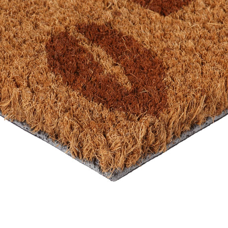 VidaXL Fußmatte 40x60 cm getuftete Kokosfaser natur