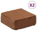 Vidaxl Coconut Coconut Blocks 2 St. 5 kg hver 10 kg i alt