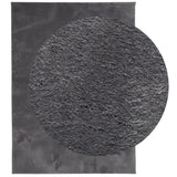 VidaXL Teppich Huarte Kurzflor weich waschbar 120x170 cm Anthrazit