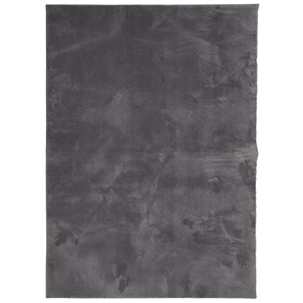 Vidaxl Rug Huarte Bassa bassa lavabile morbida 200x280 cm Antracite