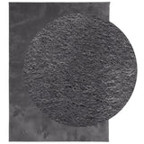 VidaXL Teppich Huarte Kurzflor weich waschbar 200x280 cm Anthrazit