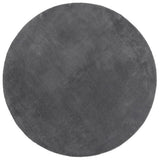 Vidaxl Teppich Huarte Kurzflor weich waschbar ø 120 cm Anthrazit