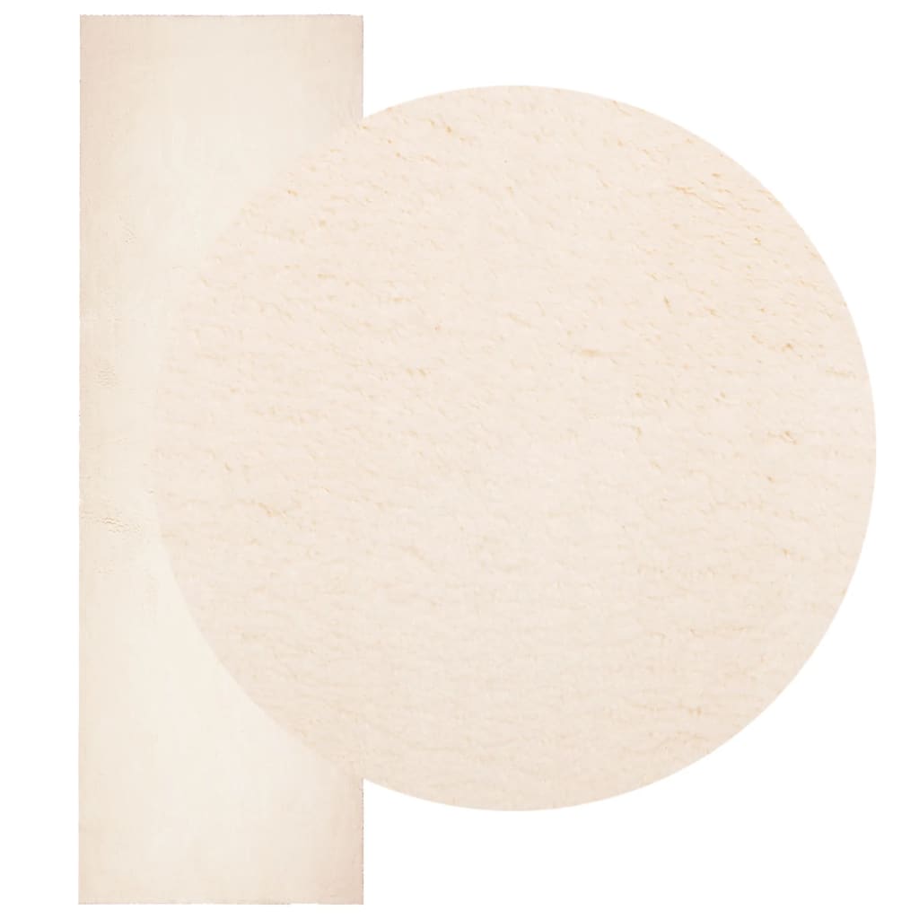 Vidaxl Rug Huarte Low -pole Soft omyvatelné 80x250 cm beige