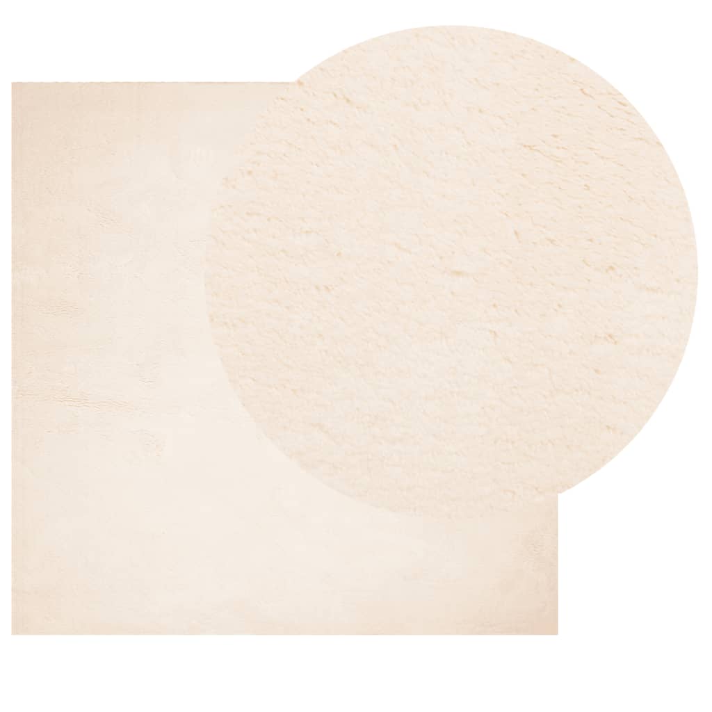 Vidaxl Rug Huarte Low -Pile Soft omyvatelné 120x120 cm beige