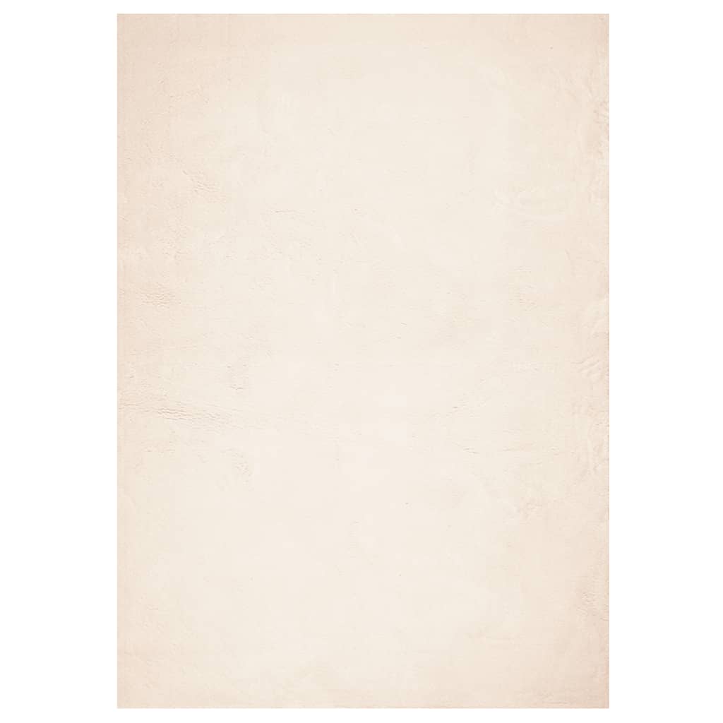 Vidaxl Teppich Huarte niedrig -molende Weichwaschbar 160x230 cm Beige