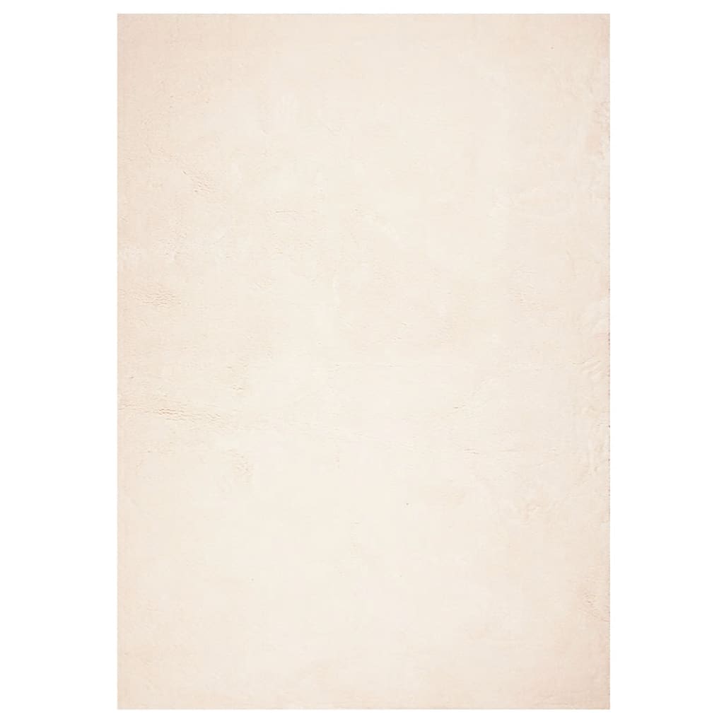 VidaXL Teppich Huarte Kurzflor weich waschbar 200x280 cm Beige