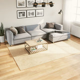 VidaXL Teppich Huarte Kurzflor weich waschbar 200x280 cm Creme