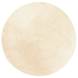 Vidaxl Teppich Huarte Kurzflor weich waschbar ø 200 cm Creme