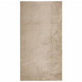 Vidaxx Teppich Huarte Kurzflor weich waschbar 60x110 cm sandfarben